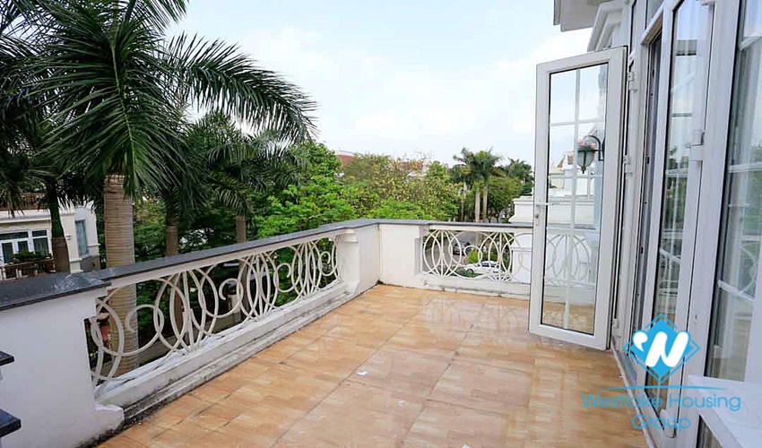 Nice house with 3 floors for rent in Block T Ciputra, Hanoi